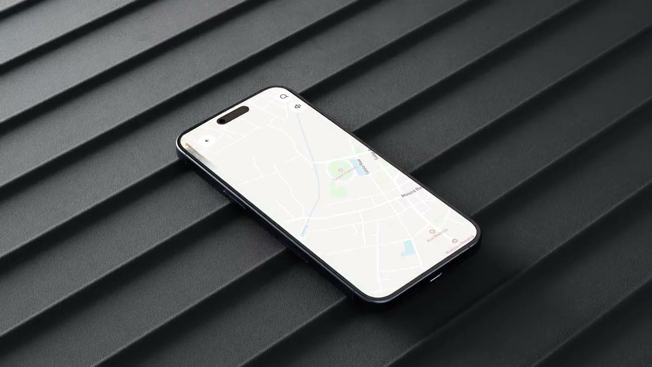 EV Station UI/UX design, animated mockup
